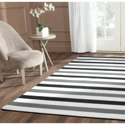 Rugby Black/Cinder Gray/White 5 ft. x 7 ft. Area Rug by Garland Rug -ROPPE ONLINE STORE black cinder gray white garland rug area rugs rb000a60089n1 4f 1000
