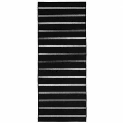 Avery Black 2 ft. x 5 ft. Runner Rug by Garland Rug