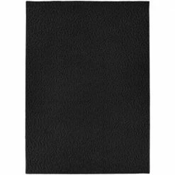 Ivy Black 7 ft. 6 in. x 9 ft. 6 in. Floral Area Rug by Garland Rug