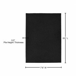 Ivy Black 7 ft. 6 in. x 9 ft. 6 in. Floral Area Rug by Garland Rug 12 Ivy Black 7 ft. 6 in. x 9 ft. 6 in. Floral Area Rug by Garland Rug -ROPPE ONLINE STORE black garland rug area rugs cl010n09011415 76 1000