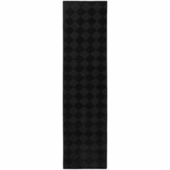 Diamond Black 2 ft. x 12 ft. Runner Rug by Garland Rug