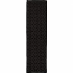Sparta Black 2 ft. x 12 ft. Runner Rug by Garland Rug