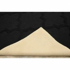 Quatro Black 6 ft. x 9 ft. Area Rug by Garland Rug -ROPPE ONLINE STORE black garland rug area rugs cl300n07210815 66 1000