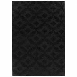 Charleston Black 9 ft. x 12 ft. Area Rug by Garland Rug