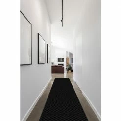 Medallion Black 2 ft. x 12 ft. Runner Rug by Garland Rug -ROPPE ONLINE STORE black garland rug area rugs ma000n02414415 31 1000