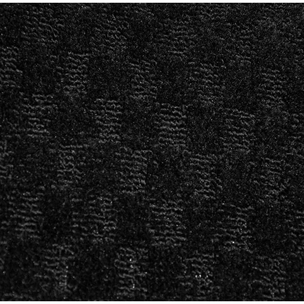 Medallion Black 3 ft. x 12 ft. Runner Rug by Garland Rug 6 Medallion Black 3 ft. x 12 ft. Runner Rug by Garland Rug - Image 4