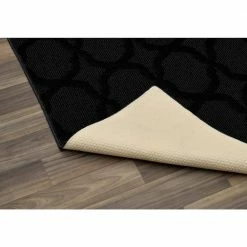Sparta Black 5 ft. x 7 ft. 3-Piece Rug Set by Garland Rug -ROPPE ONLINE STORE black garland rug rug sets cl100n3p0315 4f 1000