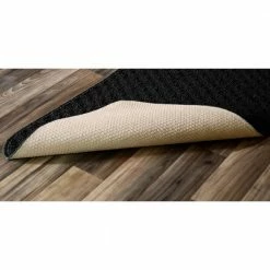 Town Square Black 2 ft. x 2 ft. 2-Piece Rug Set by Garland Rug -ROPPE ONLINE STORE black garland rug rug sets ts000w2p0215 66 1000