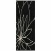 Grand Floral Black/Ivory 2 ft. x 5 ft. Runner Rug by Garland Rug -ROPPE ONLINE STORE black ivory garland rug area rugs ll460w024060e1 64 1000