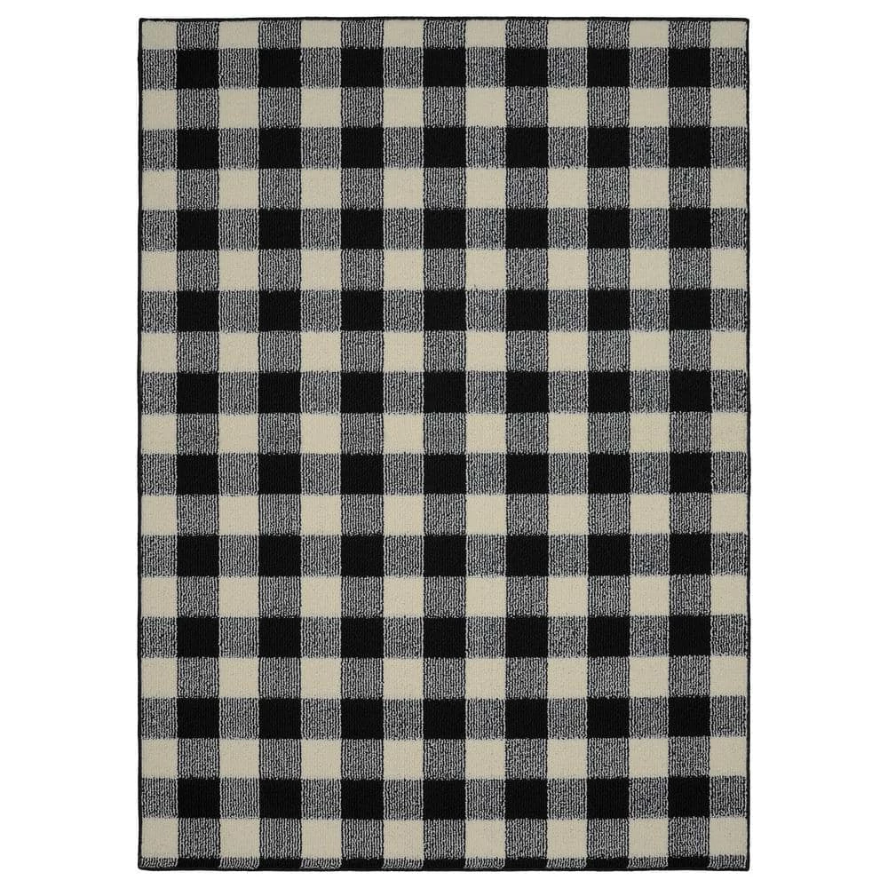 Country Living Black/Ivory 5 ft. x 7 ft. Area Rug by Garland Rug 3 Country Living Black/Ivory 5 ft. x 7 ft. Area Rug by Garland Rug