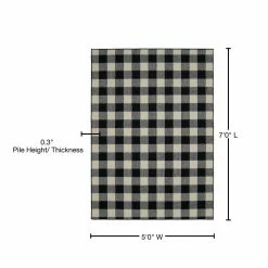 Country Living Black/Ivory 5 ft. x 7 ft. Area Rug by Garland Rug 12 Country Living Black/Ivory 5 ft. x 7 ft. Area Rug by Garland Rug -ROPPE ONLINE STORE black ivory garland rug area rugs ll920n060084e1 76 1000