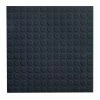 Low Profile Circular Design 19.69 in. x 19.69 in. Black Rubber Tile by ROPPE -ROPPE ONLINE STORE black roppe gym floor tiles 9921p100 64 1000