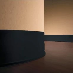 Black 4 in. x 120 ft. x 1/8 in. Vinyl Wall Cove Base Coil by ROPPE -ROPPE ONLINE STORE black roppe wall base c40c81p100 31 1000