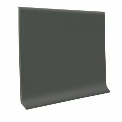 700 Series Charcoal 4 in. x 1/8 in. x 48 in. Thermoplastic Rubber Wall Cove Base (30-Piece) by ROPPE