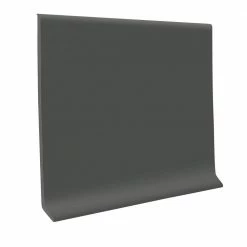 Charcoal 4 in. x 120 ft. x 1/8 in. Vinyl Wall Cove Base Coil by ROPPE