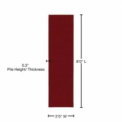 Medallion Chili Pepper Red 2 ft. x 8 ft. Runner Rug by Garland Rug -ROPPE ONLINE STORE chili pepper red garland rug area rugs ma000n02409614 76 1000