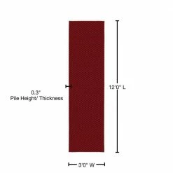 Medallion Chili Pepper Red 3 ft. x 12 ft. Runner Rug by Garland Rug -ROPPE ONLINE STORE chili pepper red garland rug area rugs ma000n03614414 76 1000