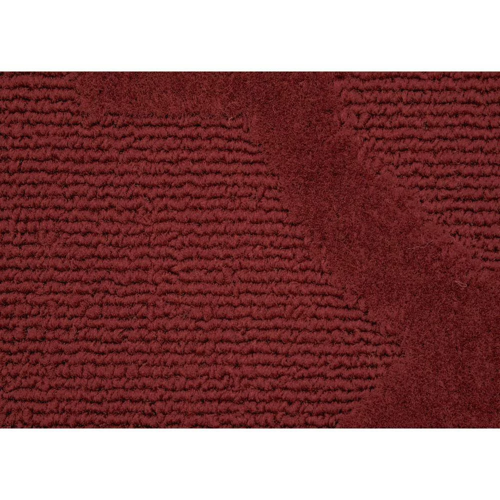 Quatro Chili Red 7 ft. 6 in. x 9 ft. 6 in. Area Rug by Garland Rug 6 Quatro Chili Red 7 ft. 6 in. x 9 ft. 6 in. Area Rug by Garland Rug - Image 4
