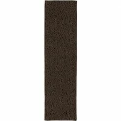 Ivy 2 Ft. x 8 Ft. Chocolate Runner Rug by Garland Rug