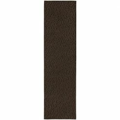 Ivy Chocolate 3 ft. x 12 ft. Runner Rug by Garland Rug