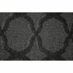 Sparta Cinder Gray 3 ft. x 8 ft. Trellis Polypropylene Runner Rug by Garland Rug -ROPPE ONLINE STORE ciander gray garland rug area rugs cl100n03609612 c3 1000