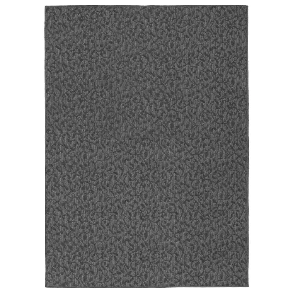 Ivy Cinder Gray 7 ft. 6 in. x 9 ft. 6 in. Area Rug by Garland Rug 3 Ivy Cinder Gray 7 ft. 6 in. x 9 ft. 6 in. Area Rug by Garland Rug
