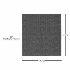 Ivy Cinder Gray 12 ft. x 12 ft. Area Rug by Garland Rug -ROPPE ONLINE STORE cinder gray garland rug area rugs cl010n14414412 76 1000