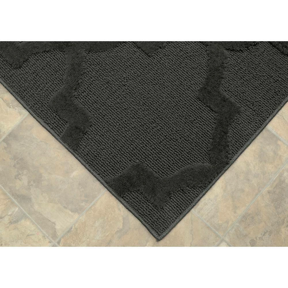 Quatro Cinder Gray 6 ft. x 9 ft. Area Rug by Garland Rug 4 Quatro Cinder Gray 6 ft. x 9 ft. Area Rug by Garland Rug - Image 2