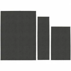 Town Square Cinder Gray 5 ft. x 7 ft. (3-Piece) Rug Set by Garland Rug