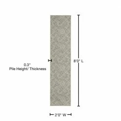 Classic Berber Earth Tone 2 ft. x 8 ft. Runner Rug by Garland Rug -ROPPE ONLINE STORE earth tone garland rug area rugs ca000n02409601 76 1000