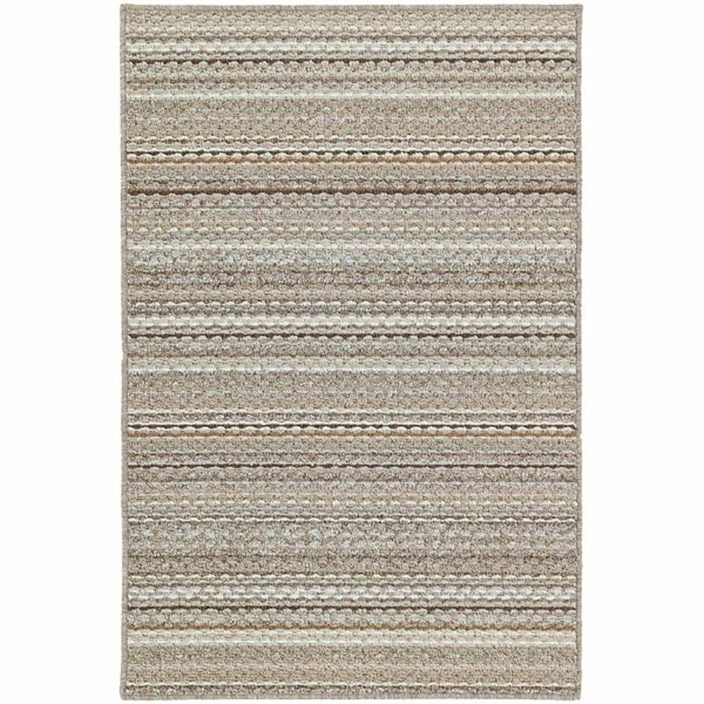 Carnival Stripe Earthtone 5 ft. x 7 ft. Area Rug by Garland Rug 3 Carnival Stripe Earthtone 5 ft. x 7 ft. Area Rug by Garland Rug