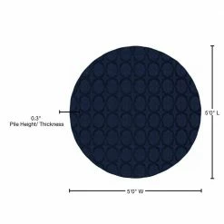 Sparta Indigo 5 ft. x 5 ft. Round Trellis Area Rug by Garland Rug 12 Sparta Indigo 5 ft. x 5 ft. Round Trellis Area Rug by Garland Rug -ROPPE ONLINE STORE indigo garland rug area rugs cl100n060r10 76 1000