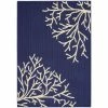 Sea Coral Indigo/Ivory 5 ft. x 7 ft. Area Rug by Garland Rug -ROPPE ONLINE STORE indigo ivory garland rug area rugs ll580a060084l5 64 1000