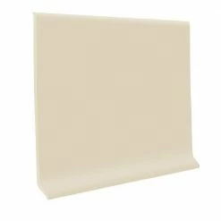 700 Series Ivory 4 in. x 1/8 in. x 48 in. Thermoplastic Rubber Wall Base Cove (30-Pieces) by ROPPE