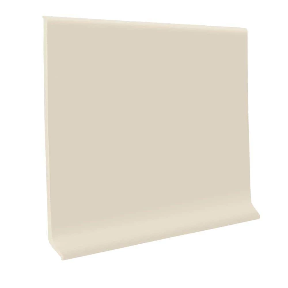 Ivory 4 in. x 1/8 in. x 48 in. Vinyl Wall Cove Base (30-Pieces) by ROPPE 3 Ivory 4 in. x 1/8 in. x 48 in. Vinyl Wall Cove Base (30-Pieces) by ROPPE