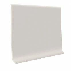 700 Series Light Gray 4 in. x 1/8 in. x 48 in. Thermoplastic Rubber Wall Cove Base (30-Pieces) by ROPPE