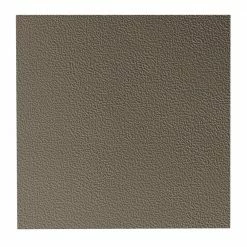 Hammered Pattern 19.69 in. x 19.69 in. Lunar Dust Rubber Tile by ROPPE