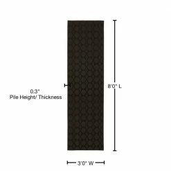 Sparta Mocha 3 ft. x 8 ft. Trellis Runner Rug by Garland Rug 12 Sparta Mocha 3 ft. x 8 ft. Trellis Runner Rug by Garland Rug -ROPPE ONLINE STORE mocha garland rug area rugs cl100n03609604 76 1000