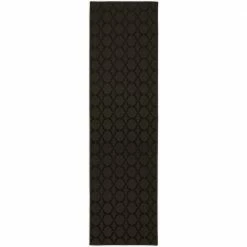 Sparta 3 ft. x 12 ft. Mocha Runner Rug by Garland Rug