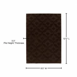Charleston Mocha 9 ft. x 12 ft. Area Rug by Garland Rug 12 Charleston Mocha 9 ft. x 12 ft. Area Rug by Garland Rug -ROPPE ONLINE STORE mocha garland rug area rugs cl430n10814404 76 1000