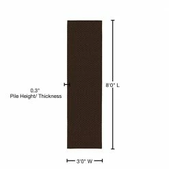 Medallion Mocha 3 ft. x 8 ft. Runner Rug by Garland Rug -ROPPE ONLINE STORE mocha garland rug area rugs ma000n03609604 76 1000