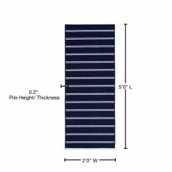 Avery Navy 2 ft. x 5 ft. Runner Rug by Garland Rug -ROPPE ONLINE STORE navy garland rug area rugs av000n02406010 76 1000