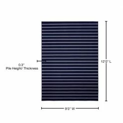 Avery Navy 9 ft. x 12 ft. Area Rug by Garland Rug -ROPPE ONLINE STORE navy garland rug area rugs av000n10814410 76 1000