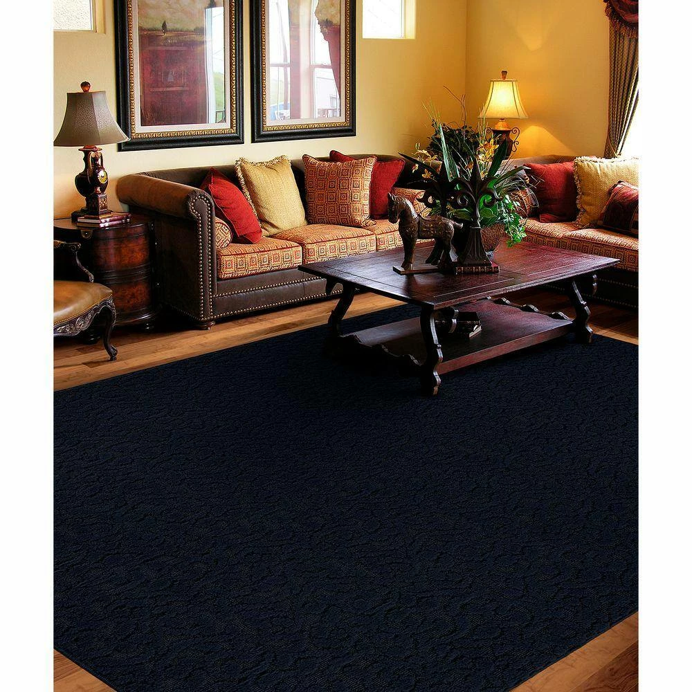Ivy Navy 6 ft. x 9 ft. Area Rug by Garland Rug 7 Ivy Navy 6 ft. x 9 ft. Area Rug by Garland Rug - Image 5
