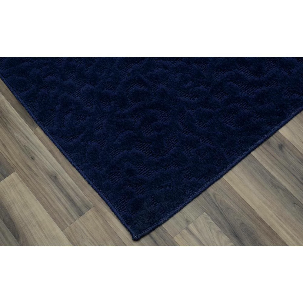 Ivy Navy 6 ft. x 9 ft. Area Rug by Garland Rug 4 Ivy Navy 6 ft. x 9 ft. Area Rug by Garland Rug - Image 2