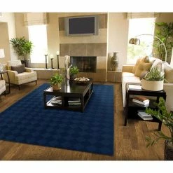Diamond Navy 12 ft. x 12 ft. Area Rug by Garland Rug -ROPPE ONLINE STORE navy garland rug area rugs cl020n14414410 31 1000