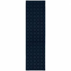Sparta 3 ft. x 12 ft. Navy Runner Rug by Garland Rug