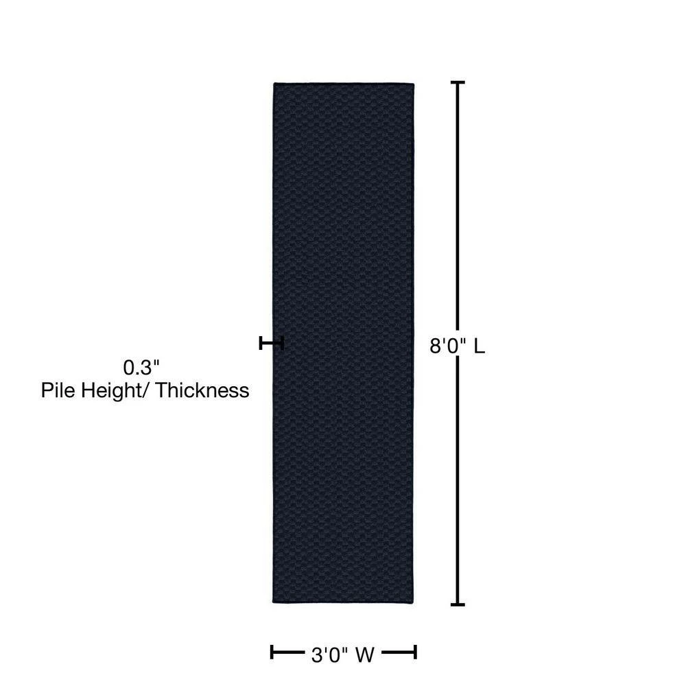 Medallion Navy 3 ft. x 8 ft. Runner Rug by Garland Rug 7 Medallion Navy 3 ft. x 8 ft. Runner Rug by Garland Rug - Image 5