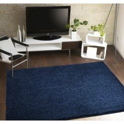 Skyline Shag Navy 9 Ft. x 12 Ft. Area Rug by Garland Rug -ROPPE ONLINE STORE navy garland rug area rugs sksh0n10814410 31 1000
