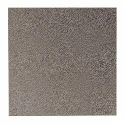 Hammered Pattern 19.69 in. x 19.69 in. Pewter Rubber Tile by ROPPE